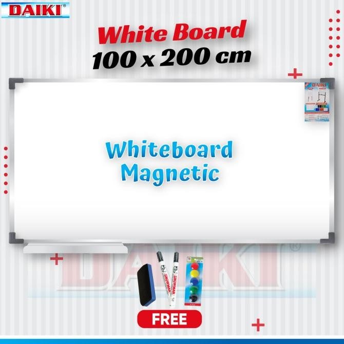 

NEW Whiteboard DAIKI Magnetic uk 100x200 Cm