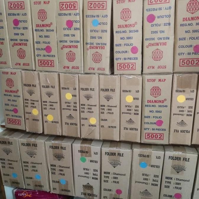 

stop map folder file 5002 biola diamond kertas Stationery murah