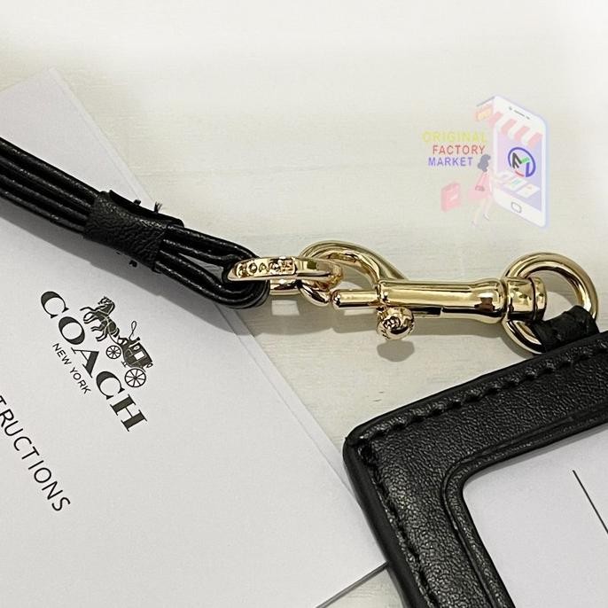 

LANYARD Coah ID LANYARD TAG 65573 SIGNATURE CANVAS BLACK COLORBLOCK murah