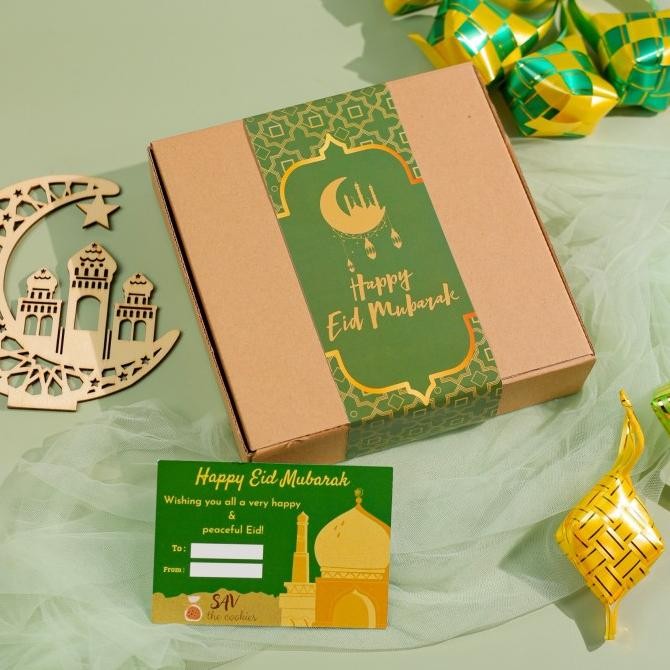 

Hampers Lebaran Cookies + Kartu Ucapan