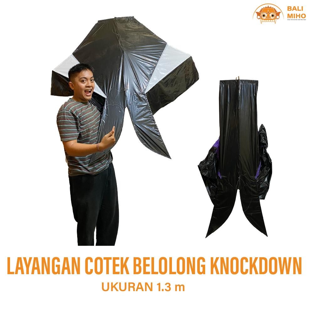 Living Layangan Cotek Belolong Knockdown - Layangan Cotek - Layangan Bebean Knockdown - Layangan Beb