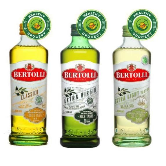 

Bertolli 500 ml Extra Virgin / Extra Light / Classico / Olive Oil / EVOO / ELOO / Minyak Zaitun / LEMAK TAMBAHAN MPASI