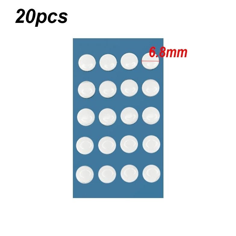 20Pcs/Set Mouse Feet Glide Mouse Feet Universal Mousefeet Skates Kaki Mouse