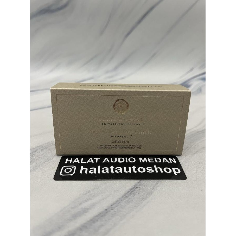 BEBAS ONGKIR - Rituals Car Perfume Diffuser Orris Mimosa / Parfum Pengharum Mobil