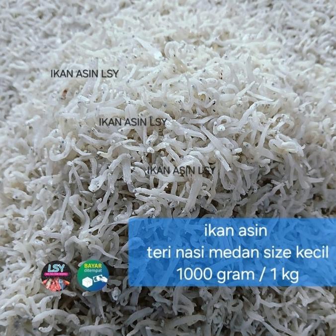 

Sale Ikan Asin Teri Nasi Medan Size Kecil 1 Kg