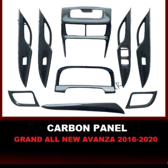 Panel carbon grand all new Avanza 2016-2020 Import Premium