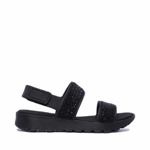 Skechers sandal wanita Footsteps - Glam Women's Sandals SKE111065BBK