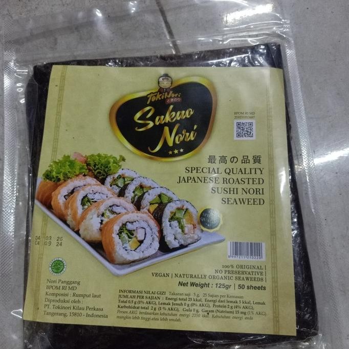 

Murah Sushi Nori Seaweed 50 Lembar