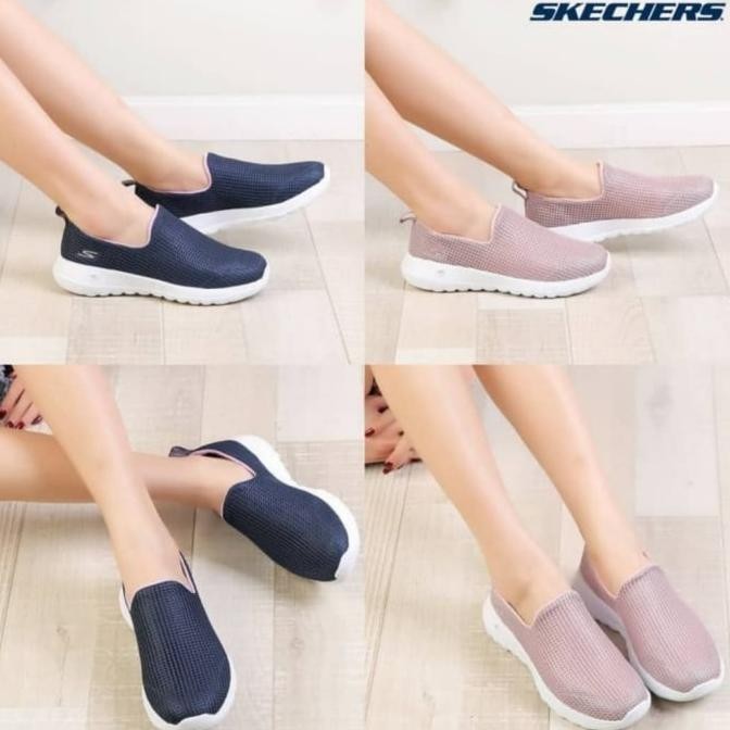 SEPATU WANITA SKECHERS / SKECHER GOWALK JOY CENTERPIECE