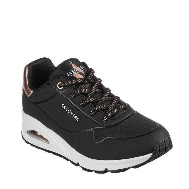 Skechers Uno Womens Sneakers - Black Original