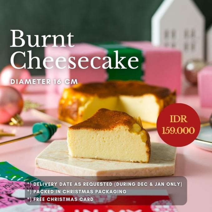 

CHRISTMAS HAMPERS NATAL / BINGKISAN NATAL / PARCEL - Burnt Cheesecake