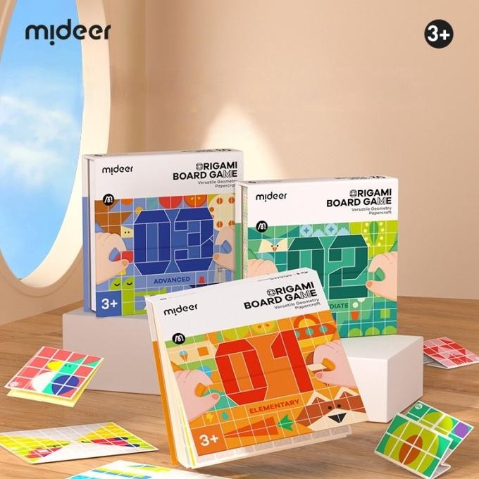 

Mideer Versatile Geometry Board Origami Paper Craft Seni Melipat Best Seller