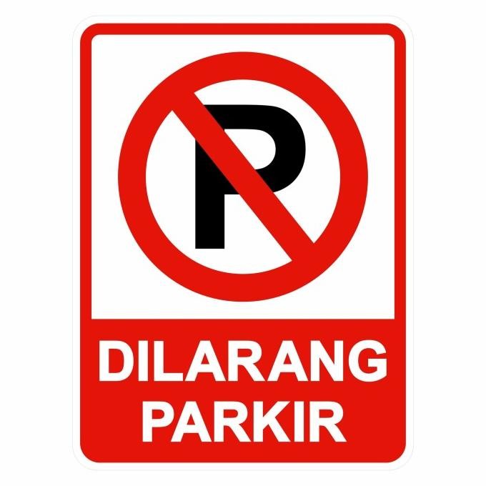 

Rambu Plang Dilarang Parkir 45Cm X 60Cm Plat Alumunium Original