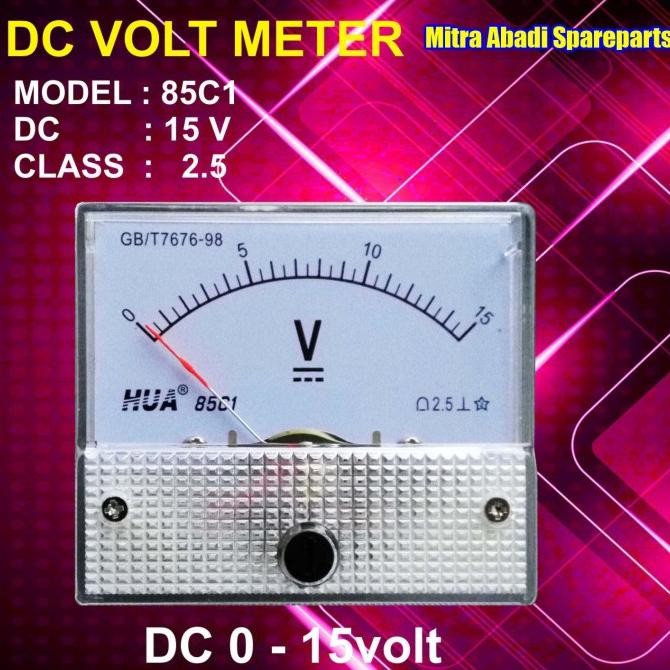 Voltmeter DC Analog 0V-15V / 0-15 Volt
