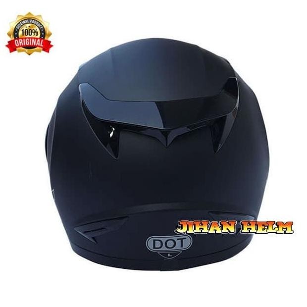 Helm / Helm Kyt / Helm Kyt Full Face R10 Black Doff Original - Asli