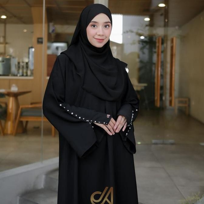 Produk Baru Jabayaska - Mazaya Abaya Forzaleta Gamis Lebaran Dress Hitam Muslim Simple Basic Arab Ta