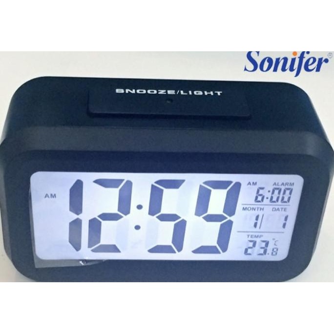 

Sonifer Jam Meja LCD Digital Clock Pakai Baterai HFS