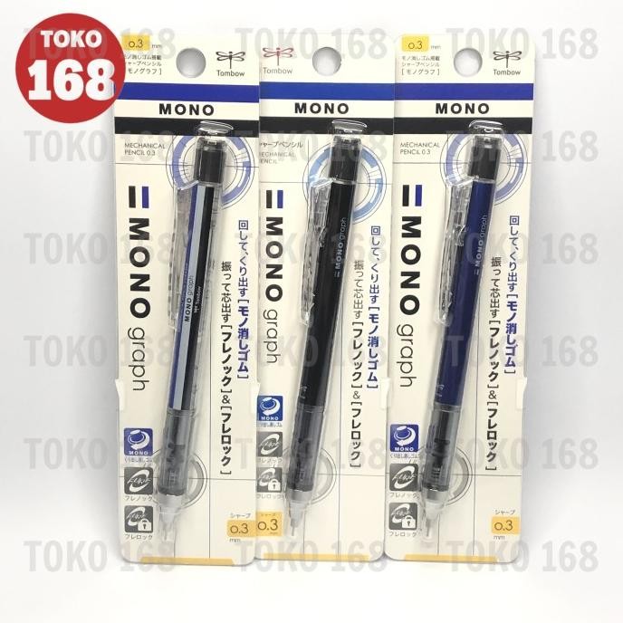 

Terbaru TOMBOW Mono Graph Pensil Mekanik/ Mechanic Pencil 0.3 (PCS)