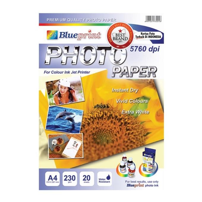 

Blueprint Bp-Gpa4230 Photo Paper A4 230Gsm Bunga Matahari Terbaru