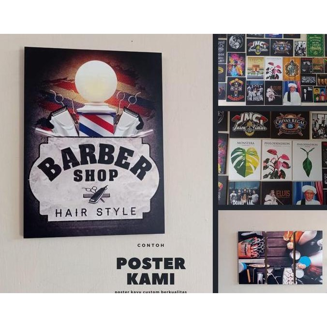 New Poster Kayu Michael Jackson Dekorasi Hiasan Dinding Rumah Frame Gantungan