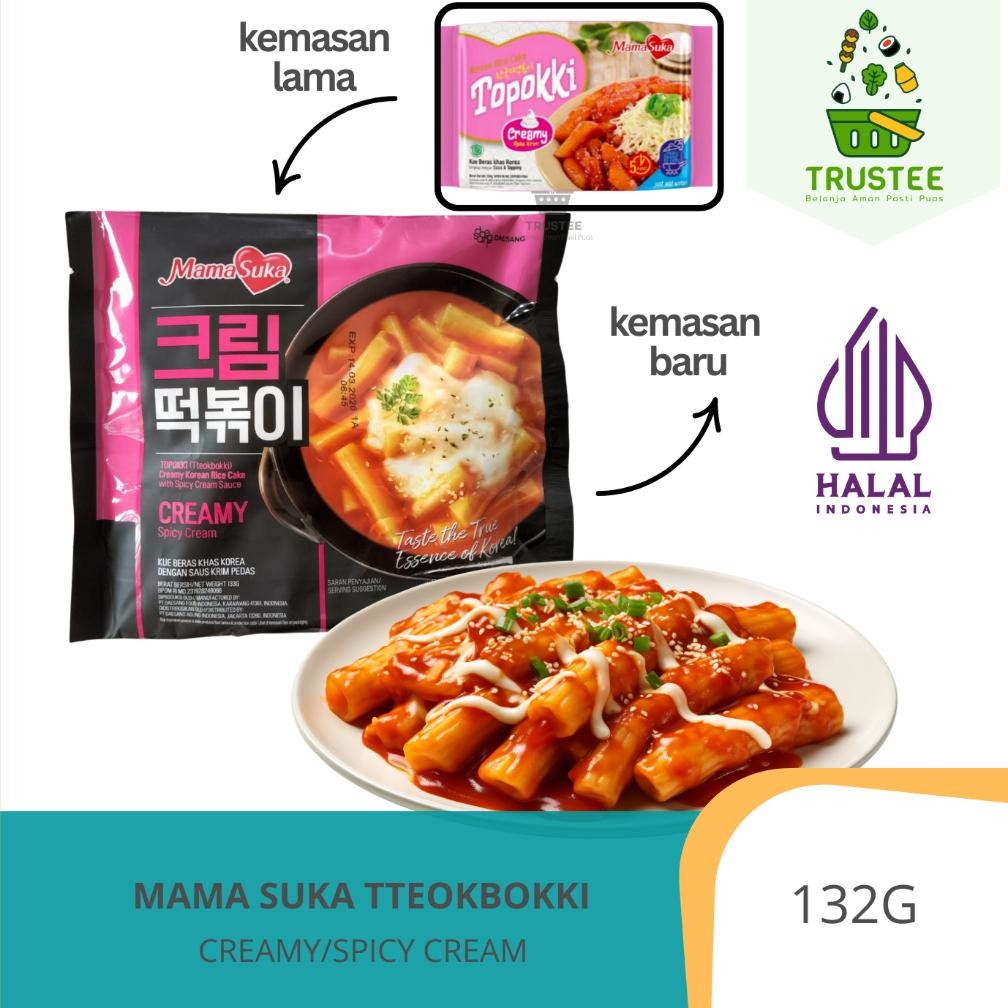 

Sd-46 Mamasuka Topokki Instan Halal 134Gr / Tokpoki / Tteokbokki Rice Cake