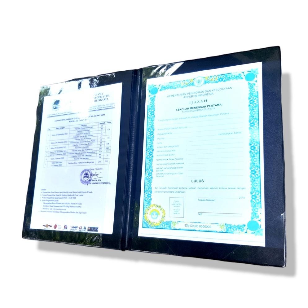 Jpf-1015 Sampul Ijazah Tebal Berkualitas / Map Rapot Ijazah / Sampul Ijazah Polos / Sampul Ijazah Sm