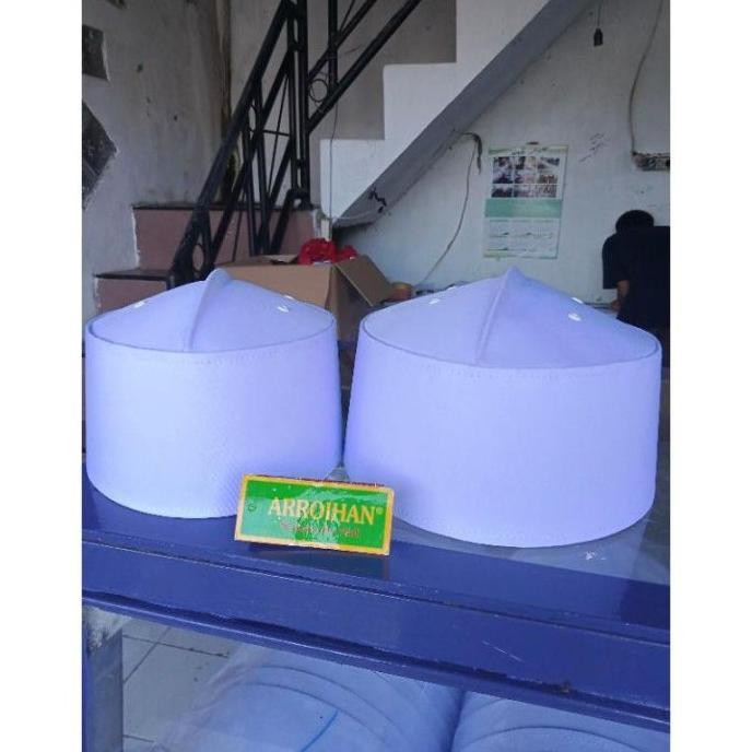 Terlaris Peci Jumbo Peci Putih Polos Kopiah Haji Asagofah Ukuran Besar Terbaik