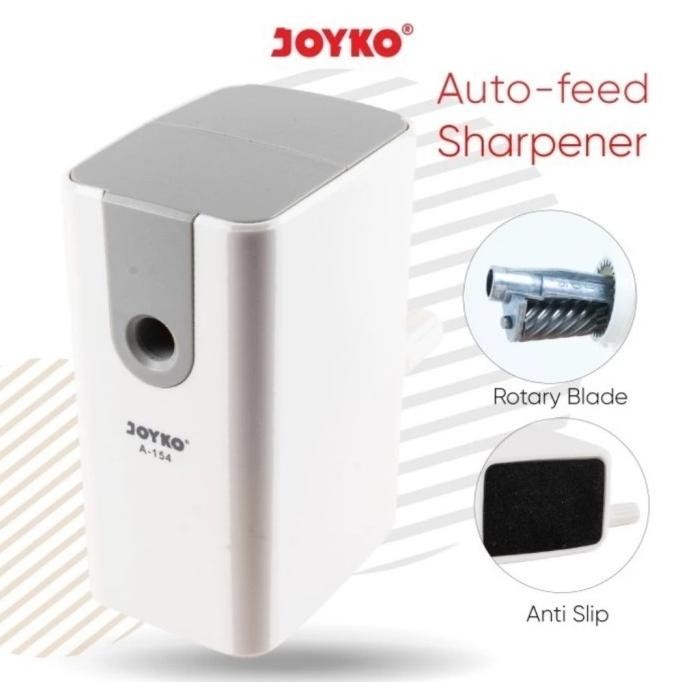 

Terbaru Sharpener Anti Slip JOYKO A154 Serutan Putar / Rautan Pensil A 154