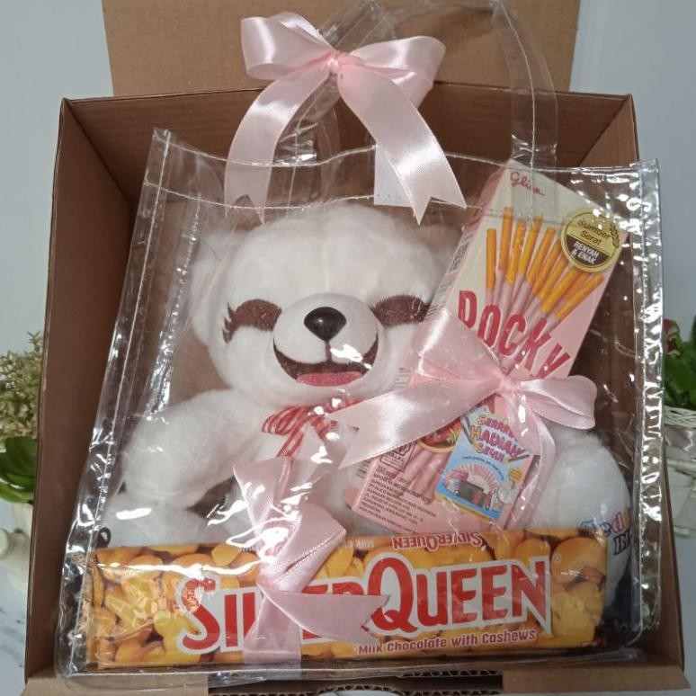 

As25 Kado Ulang Tahun Boneka Premium Coklat Silverqueen Gift Box Valentine Aniversary Original