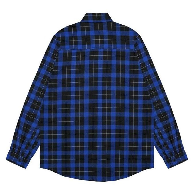 Promo Greenlight Kemeja Kotak-Kotak Pria Flanel Plaid Lengan Panjang Regular Fit Carre Ol-Cg010225