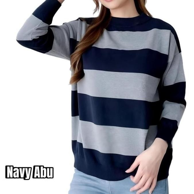 (Excellent) GEMMA KNIT TOPS ATASAN RAJUT WANITA Baju Knitwear Tebal Panjang
