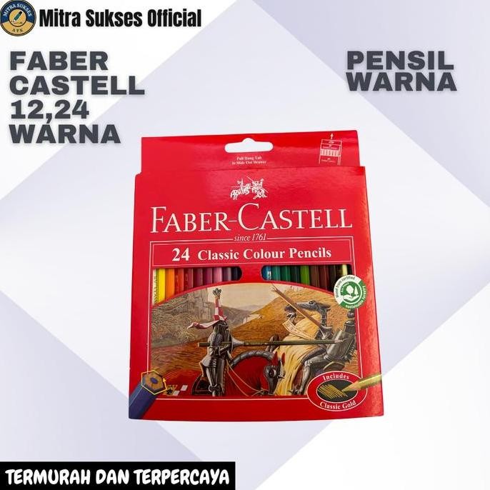 

Terbaru PENSIL WARNA FABER CASTELL 24 WARNA PANJANG CLASSIC