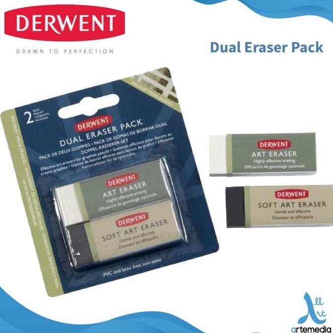 

Terbaru Penghapus Pensil Derwent Dual Art Eraser Set 2 Blister Pack