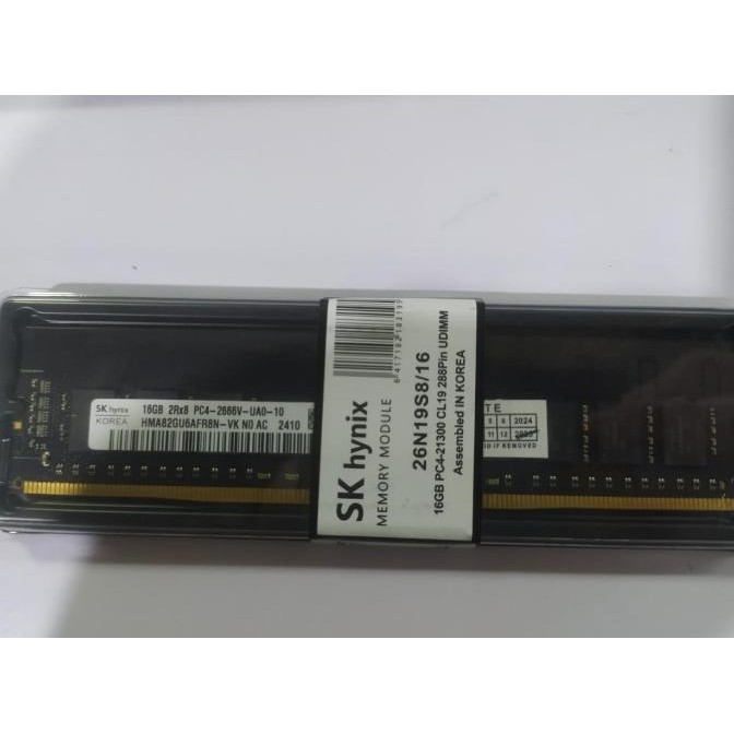 Memory Ram Komputer Hynix Ddr4 16gb Longdimm 2666mhz Pc21300