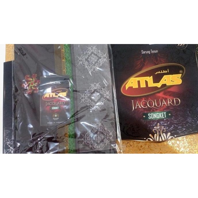 Terlaris Grosir 5 Kodi (100 Pcs) Sarung Atlas Jacquard Songket