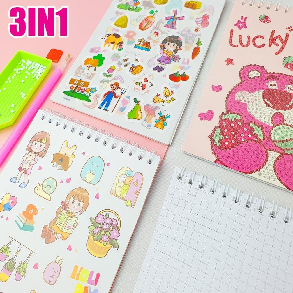 

We-53 Diy Buku Diamond Painting/ Sticker Note/ Diamond Painting Note 463 Hemat