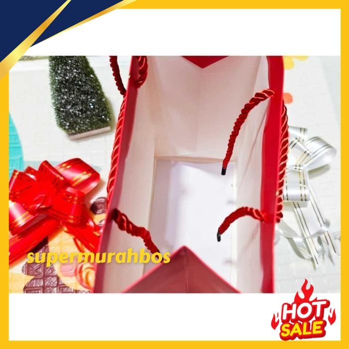 

PAOPAO PAPERBAG SEDANG MERRY CHRITSMAS BALL MANIK BLING BLING TAS KADO NATAL DESIGN HIGHT QUALITY !!