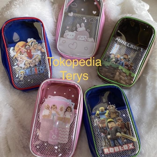 

Terbaru Tempat pensil/tas pensil/kotak alat tulis anak sekolah/roblox/lucu