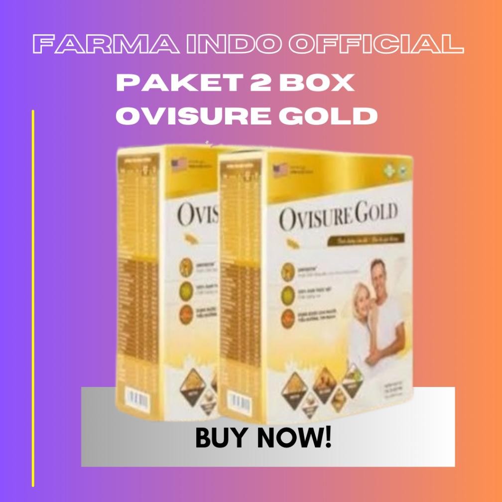 

( TERLARIS ) PAKET 2 BOX OVISURE GOLD MILK ORIGINAL OVISURE GOLD MENCEGAH PENGEROPOSAN TULANG SENDI