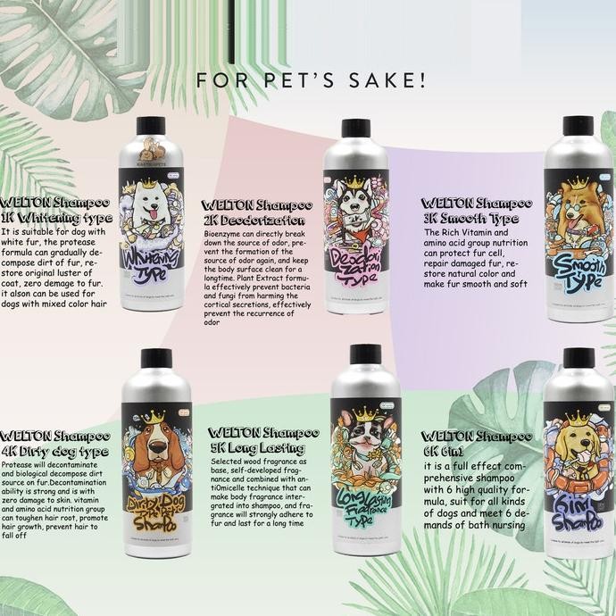 6K Series Pet Shampoo Dog Shampoo & Cat Shampoo Kemasan 500ml / Shampo Anjing Kucing 500 ML Terlaris