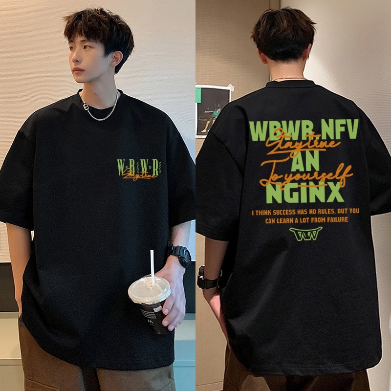 Baju Kaos Oversize Pria Hitam Dewasa Kece Distro Terbaru kekinian Korean Style T-shirt C307