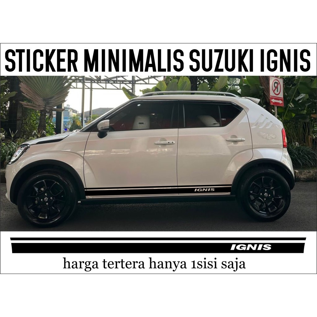 Sticker mobil Suzuki IGNIS sticker variasi suzuki IGNIS