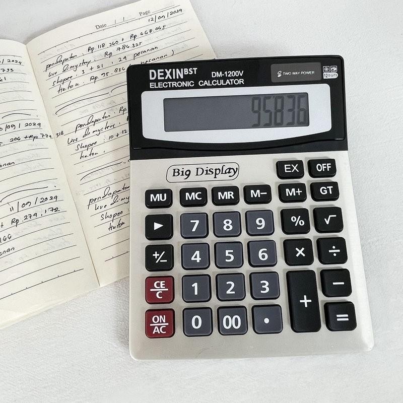 

Kalkulator Dm-1200V Plus Kalkulator Akuntansi 12 Digit / Kalkulator Dagang Yang Besar