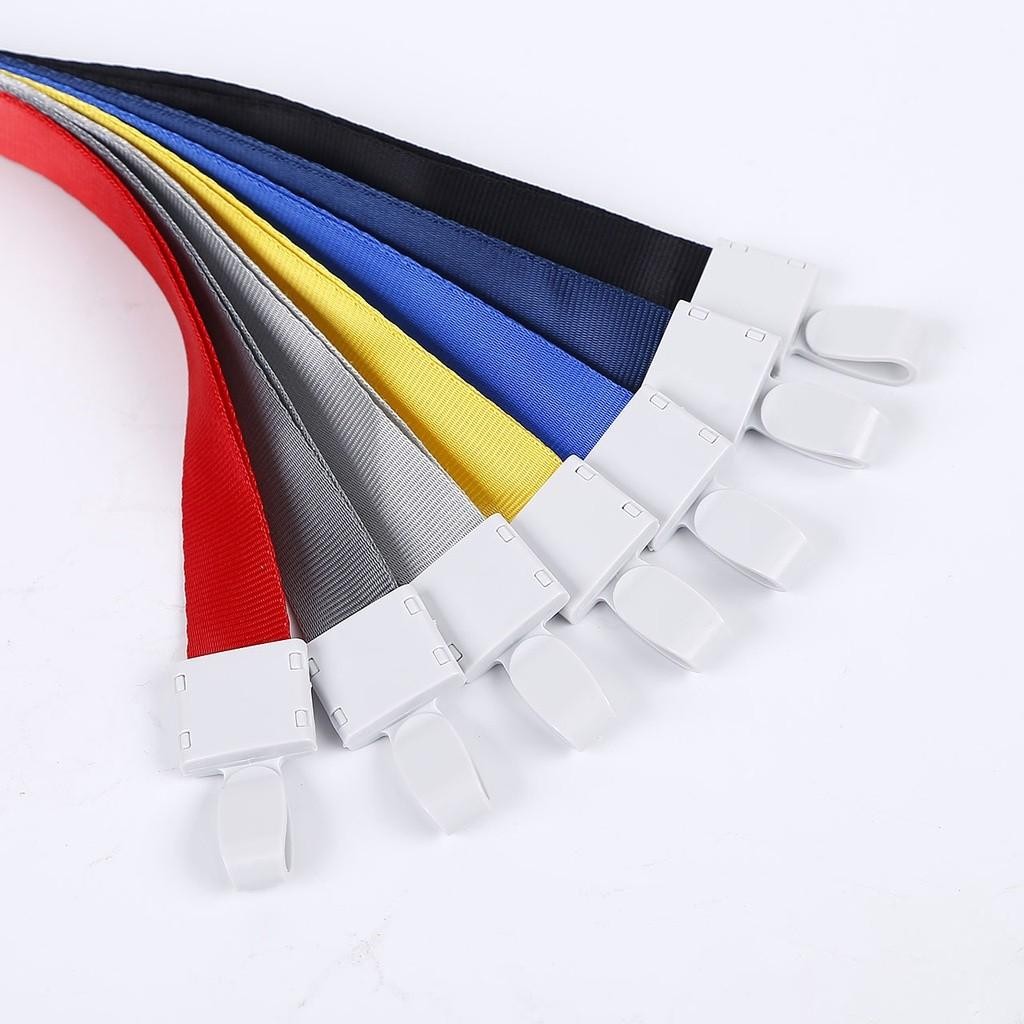 

Id Card Nama Tag Card Holder Plastik Frame Holder Tali Lanyard Lebar 1.5Cm Polyster Nylon Polos Gantungan Id Card