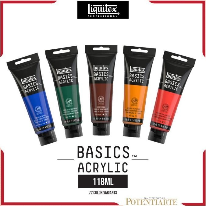 

TERMURAH - Cat Akrilik Liquitex Basics 118ml Acrylic Color Paint - Part 01