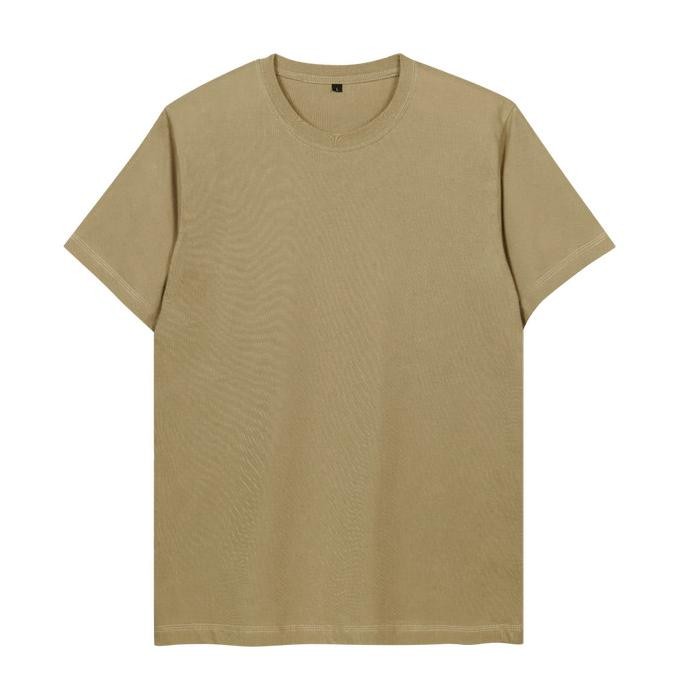 Baru KAOS POLOS KHAKI COTTON COMBED 30S /KAOS POLOS/TSHIRT PRIA WARNA KHAKI