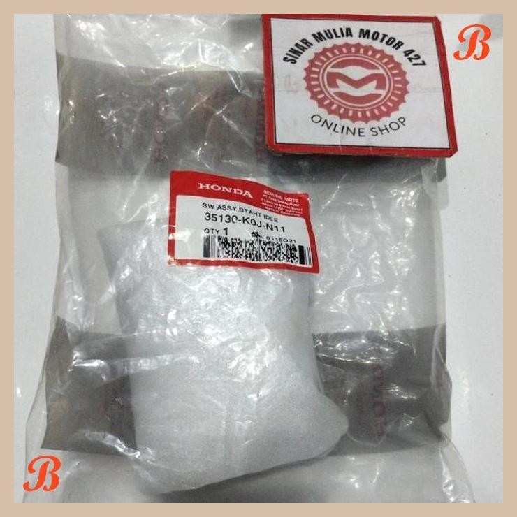 [SMM] SAKLAR KANAN HOLDER KANAN GENIO ISS INDLING STOP ORI AHM 35130-K0J-N11