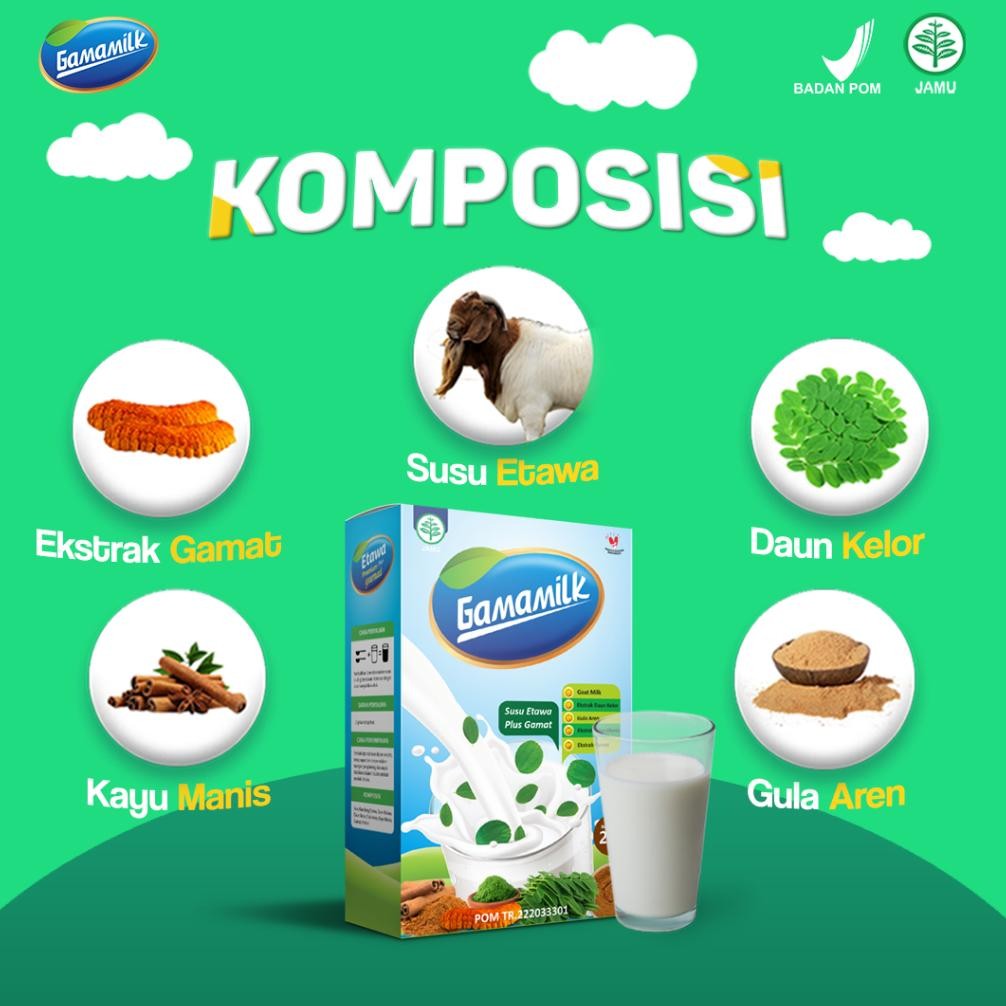 

GAMAMILK 3 BOX - SUSU ETAWA PLUS EKSTRAK GAMAT