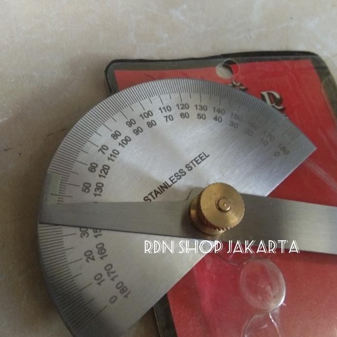 siap kirim degree protractor solar dp-44/penggaris sudut/bujur derajat