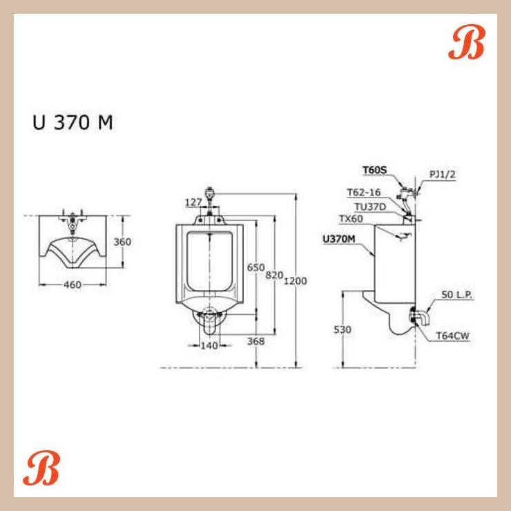 [UBK] URINOIR ATAU URINOIR TOTO U370M